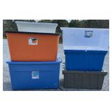 5 Miscellaneous Storage Totes / Bins