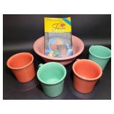 Fiestaware - Bowls and 4 Cups