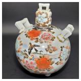 Porcelain Asian Jar - Flowers and Birds