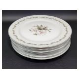 6 Flair Fine China" Irene" Plates