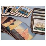 3 Sets of Coasters- Ships and Countryside