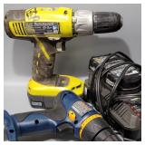 Ryobi power drill P270G with 18 V lithium battery