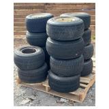 PALLET OF 4 SETS GOLF CART TIRES