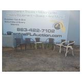WICKER BACK CHAIR X6