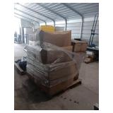 PALLET X1 YELLOW ORGANIZER BINS