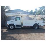 2008 STERLING BUCKET TRUCK RUNS/MOVES