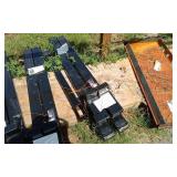 Adjustable clip on forks set