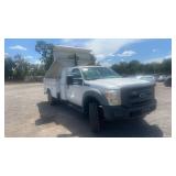 2013 Ford F550 WITH DUMP BED LOW MILES RUNS /MOVES