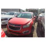 2016 Chevrolet Cruze Limited Inop( does not run)