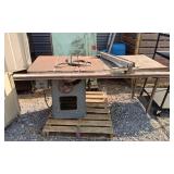 TABLE SAW W/SIDE EXTENSION