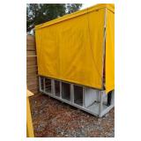 Organizing bin w/yellow c