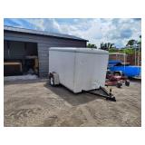 Spray foam set up with trailer
