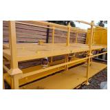 Yellow rack w/wheels x2