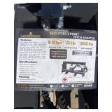 NEW LANDHONOR SKID STEER 3 POINT HITCH ADAPTER