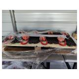 NEW LANDHONOR 7Ft Double Legs Lifting Chains Sling