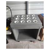 Cambro Flatware/condiments Cart