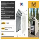 2025 12FT x 20FT High-End Carport SDLC1220
