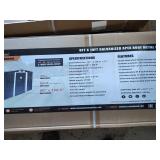 New Landhonor 6Ft x 8Ft Metal Shed LHR-MS0608