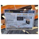 NEW LANDHONOR SKID STEER PALLET FORK