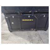 #5 X1 LG BLACK WOODEN CRATE