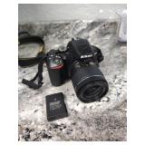 NiKON X1 NIKON D3500 CAMERA POWERS ON- no charger