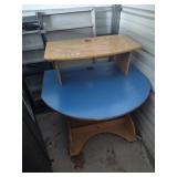 CHILD SIZED ROLLING COMPUTER DESK