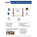 2026 IRTPL 10,000 LBS TWO POST LIFT NEEDS ASSEMBLY