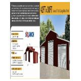 2026 Sd lanch Triple Garage Metal Shed 42X30FT SDL
