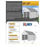 2026 Sd lanch High-End Carport 25 x 33FT SDL2533DG