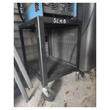 SMALL METAL MEDIA CART