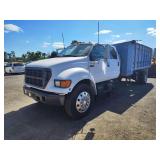 2000 Ford F750 SD XLT DUMP BED runs/moves