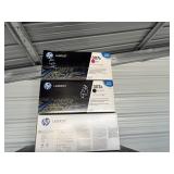 X3 HP LASERJET CARTRIDGES RED, BLUE, BLACK