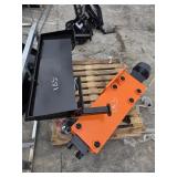 2026 wolverine Skid Steer Post Driver PD-12-08D