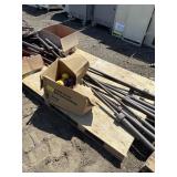 pallet of barbells