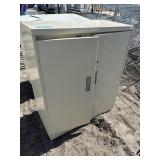 Metal storage cabinet