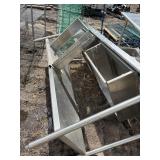 Stainless prep table x1