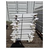WHITE FENCE PALLET