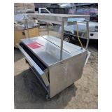 Hot food service table Aluminum