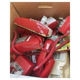BOX OF RED PHONES