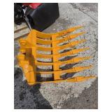 2026 GIYI CAT305 Excavator Rake wi]