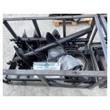 2026 MOWER KING Skid Steer Auger SSECAG-Y With 3 B