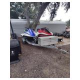 X2 JET SKIS WITH TRAILER