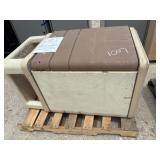 Concrete trash can