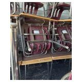 set of 4 student desks