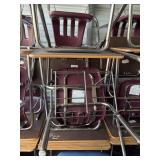 set of 4 student desks
