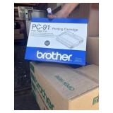 Case of Brother PC-91 printing cartridge