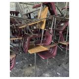 set of 4 student desks