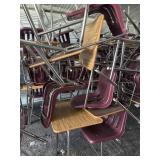set of 4 student desks