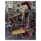 set of 4 student desks