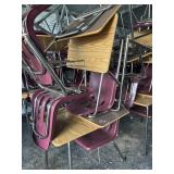 set of 4 student desks
